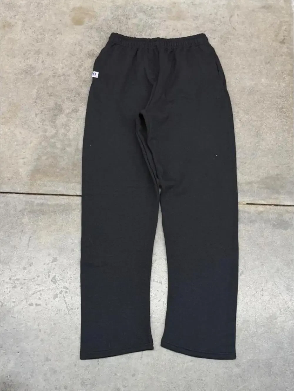 vintage russell athletics black straight leg sweatpants size medium